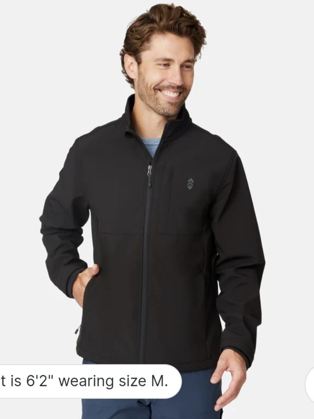 Free Country Men's Softshell Jacket #1292 Nwot